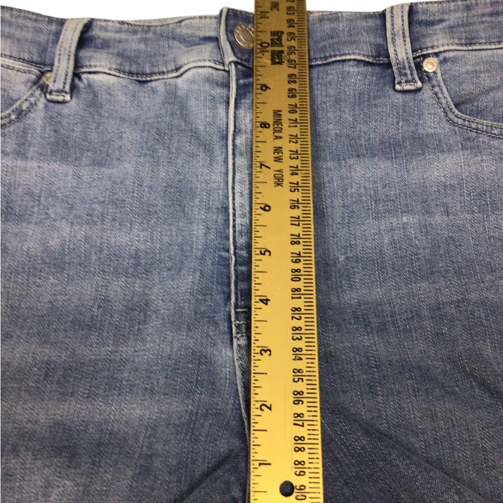 Talbots Slim Ankle Blue Curvy Women's Jeans 14 Denim Medium Wash - Picture 4 of 11